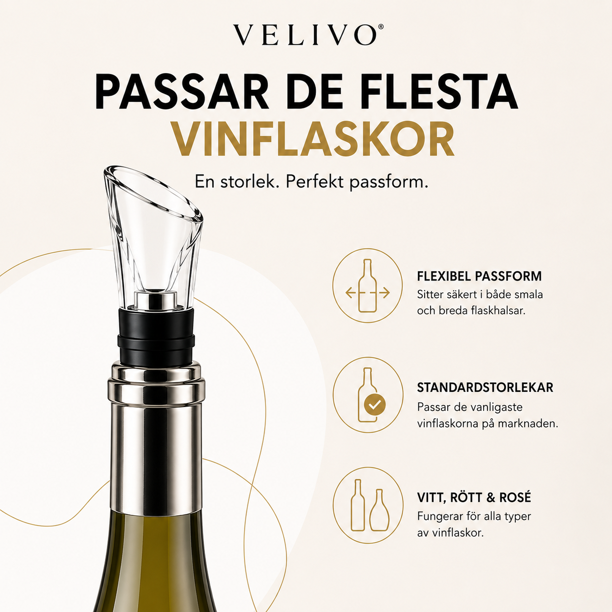 Velivo™ Vinkylare - Låt sista glaset smaka som det första.