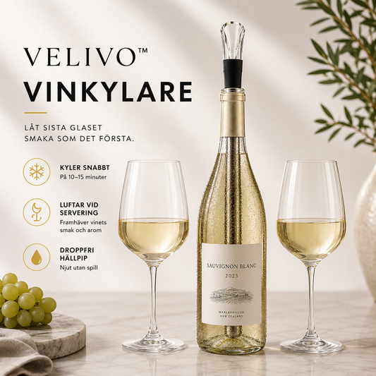 Velivo™ Vinkylare - Låt sista glaset smaka som det första.